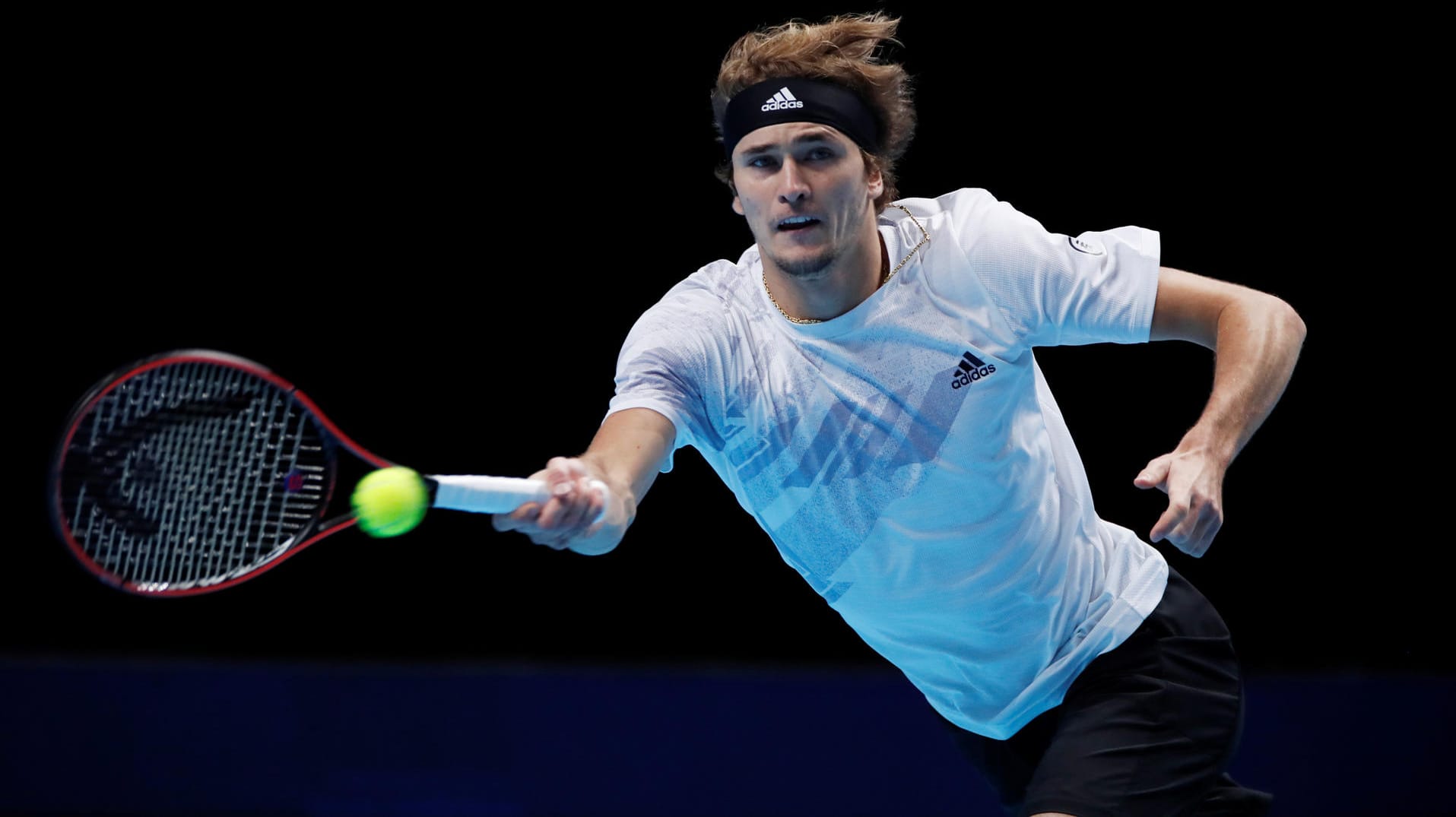 Muss kämpfen: Alexander Zverev im Match gegen Novak Djokovic.