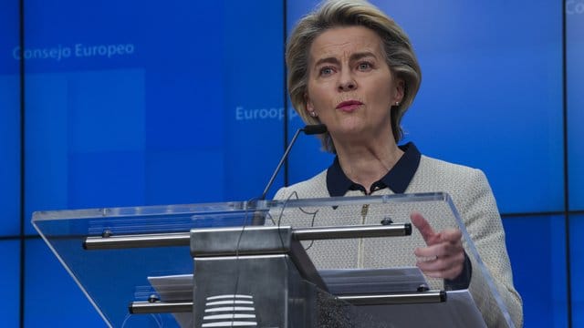 EU-Kommissionspräsidentin Ursula von der Leyen meldet in den Verhandlungen über einen Handelspakt für die Zeit nach dem Brexit Fortschritte. EU-Kommissionspräsidentin Ursula von der Leyen meldet in den Verhandlungen über einen Handelspakt für die Zeit nach dem Brexit Fortschritte.