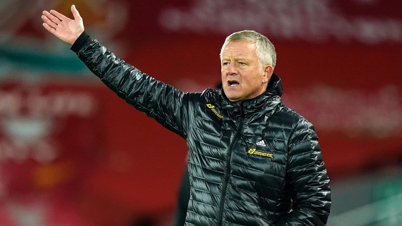Chris Wilder: Der Sheffield-Coach verlor mit seinem Team gegen Liverpool 1:2.