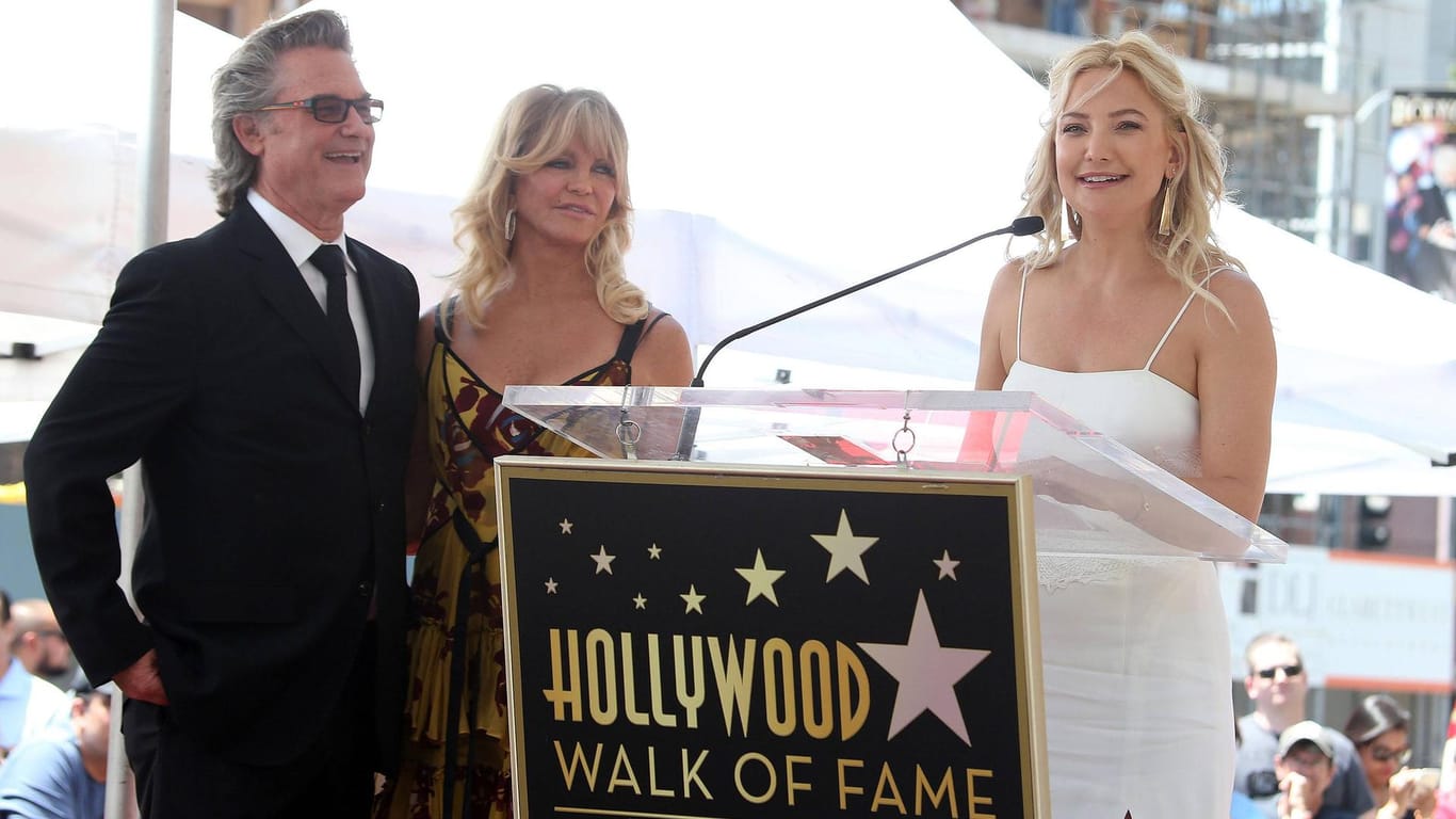 Goldie Hawn und Kurt Russell mit Kate Hudson