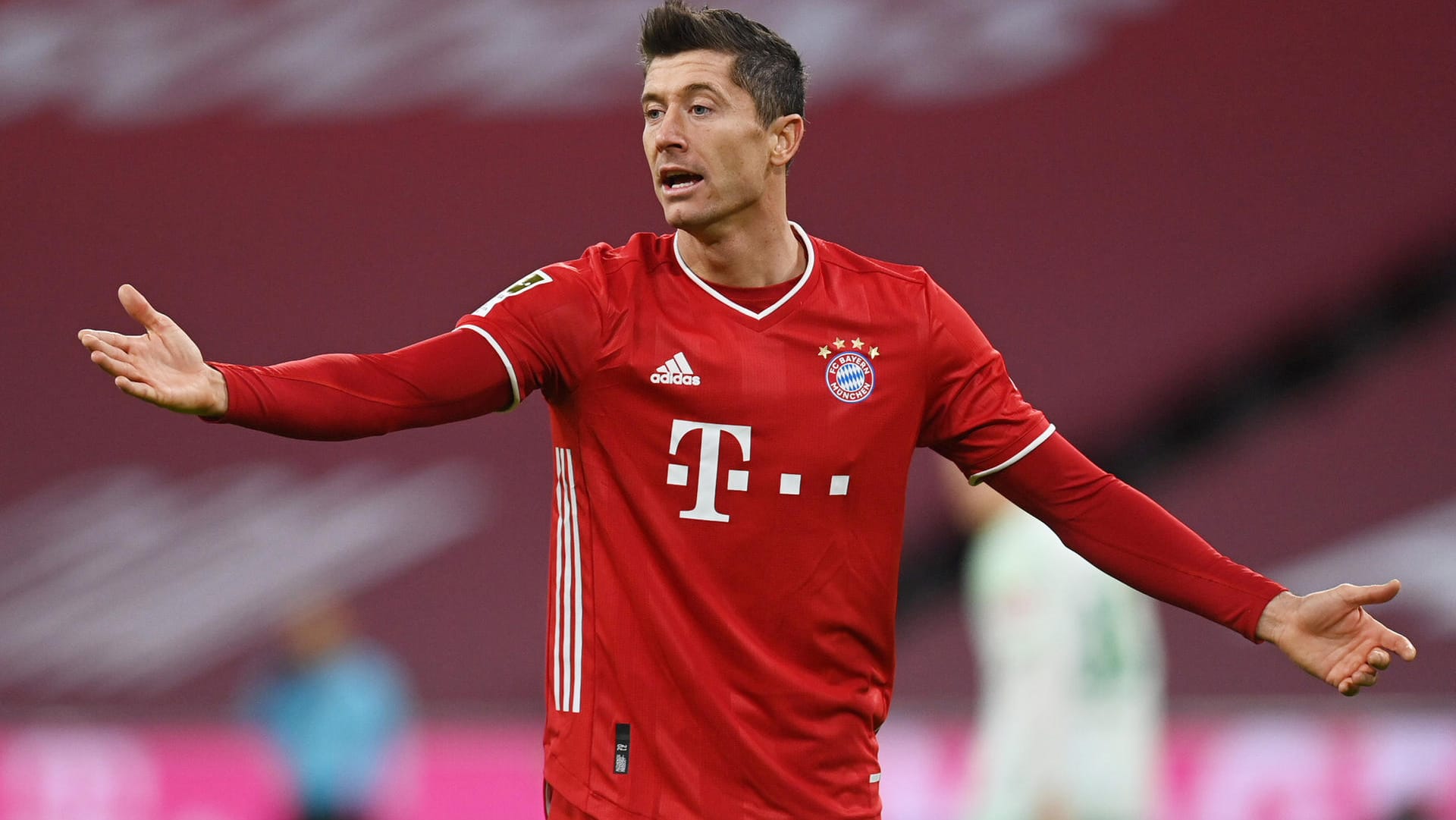 Bundesliga: Auch Robert Lewandowski konnte den Bayern-Patzer nicht verhindern. Bundesliga: Auch Robert Lewandowski konnte den Bayern-Patzer nicht verhindern.