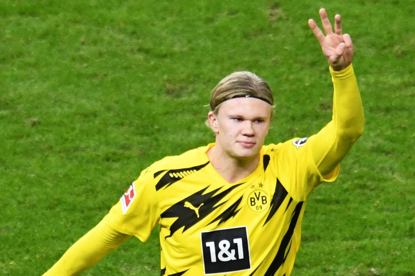 Erling Haaland: Der BVB-Spieler hat in dieser Saison bereits doppelt so viele Tore gemacht, wie alle Kicker von Schalke 04 zusammen.