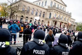 Demonstration gegen Corona-Politik in Hannover