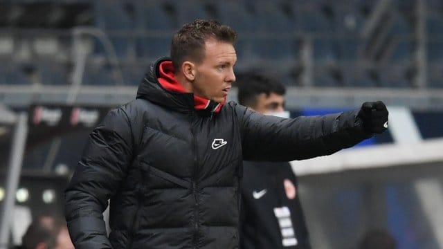 Julian Nagelsmanns Blick geht schon in Richtung Champions League.