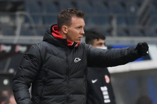 Julian Nagelsmanns Blick geht schon in Richtung Champions League.