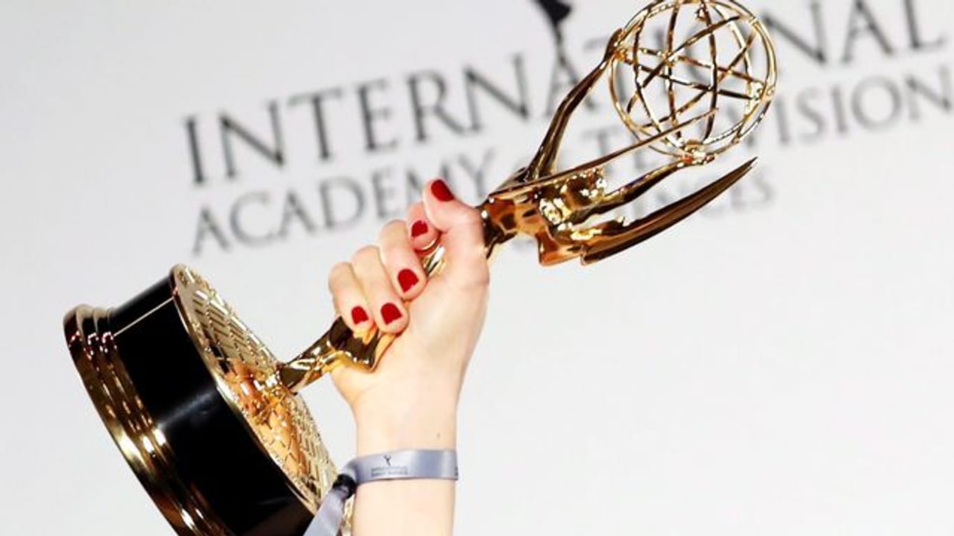 Die Trophäe des International Emmy Awards.