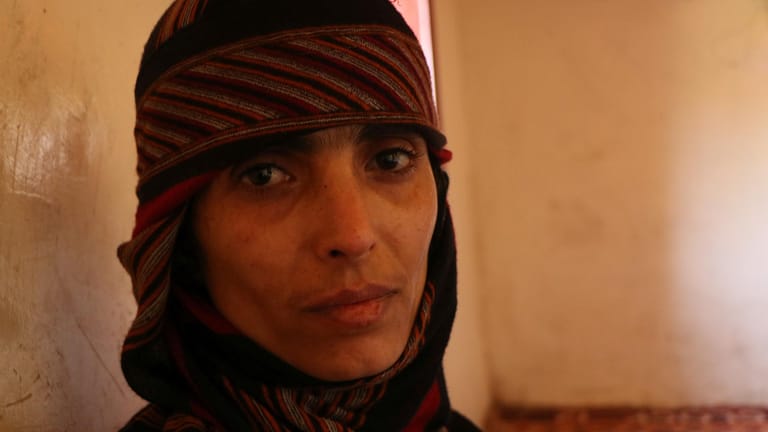 "Es bricht mir das Herz, dass meine Kinder die ganze Nacht weinen, weil sie Hunger haben", sagt die Witwe Amreah, Mutter von fünf Kindern im Jemen.