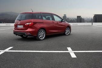 Geräumiges Gefährt: Der Mazda5 bietet auf kompakter Fläche bis zu sieben Personen Platz.