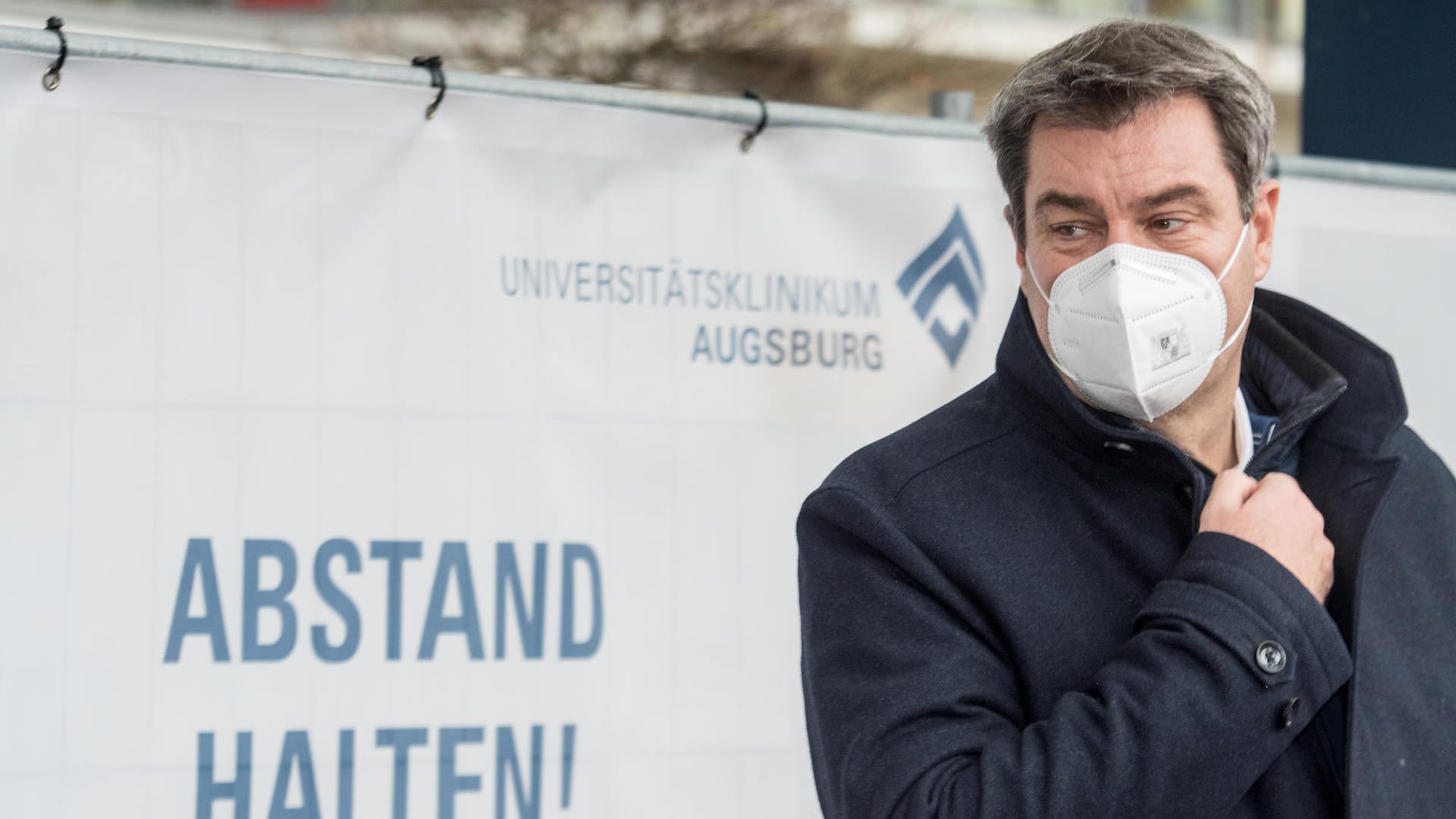 Markus Söder (CSU): Bayerns Ministerpräsident fordert, dass der Verfassungsschutz ein Auge auf die "Querdenker"-Bewegung behält.