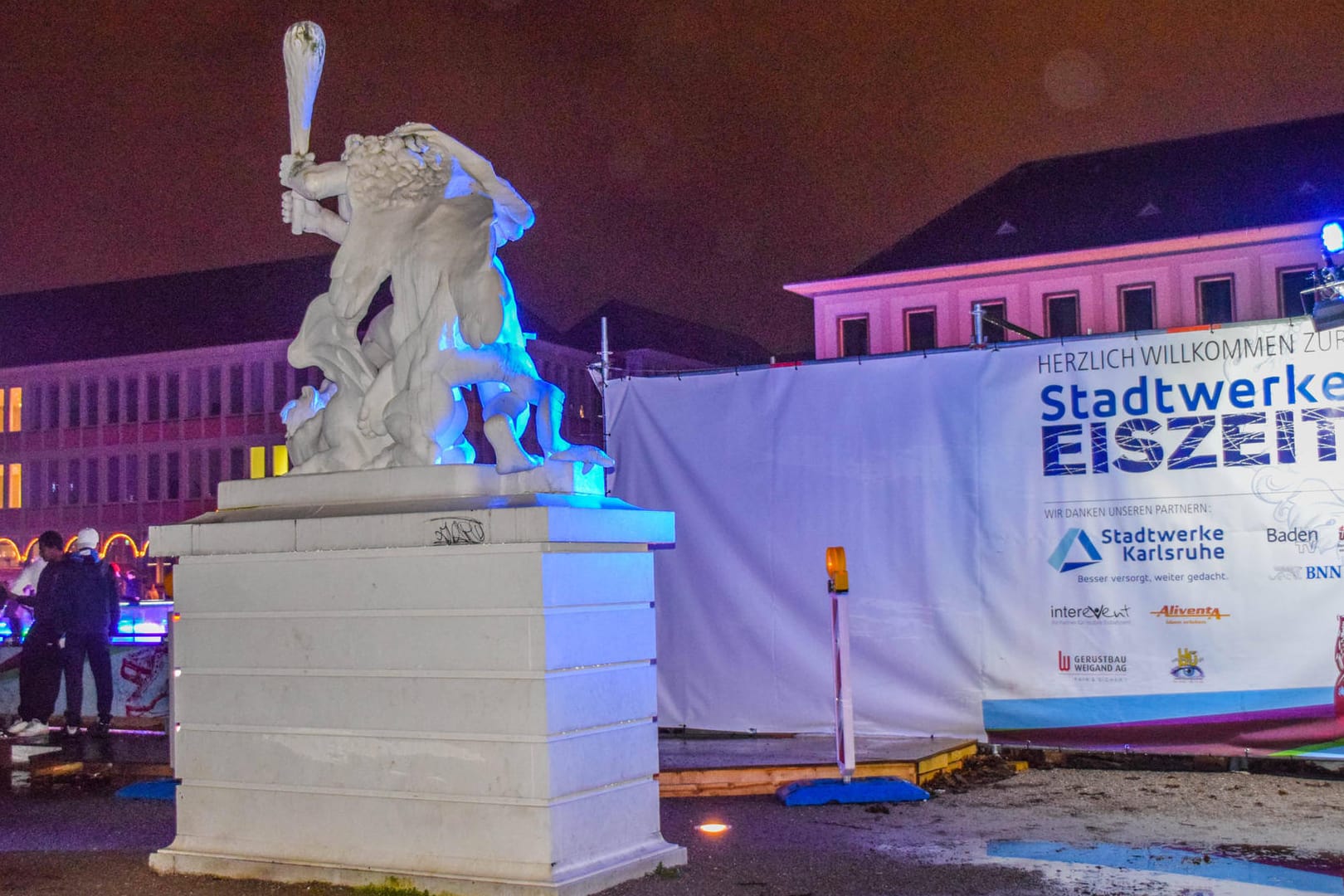 Die Eislaufbahn in Karlsruhe: Der Prozess um einen möglichen Anschlagsplan nähert sich dem Ende.