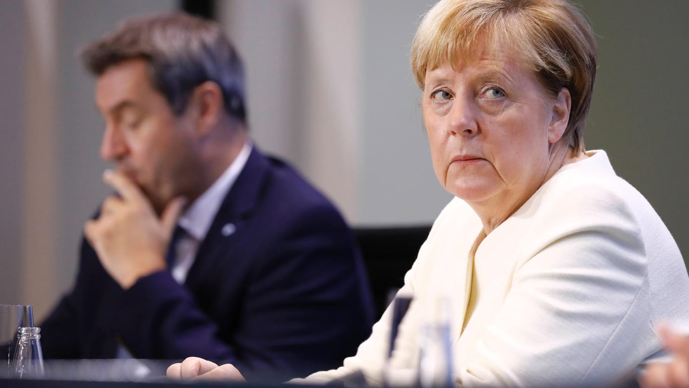 Angela Merkel und Markus Söder: Nicht immer einer Meinung.