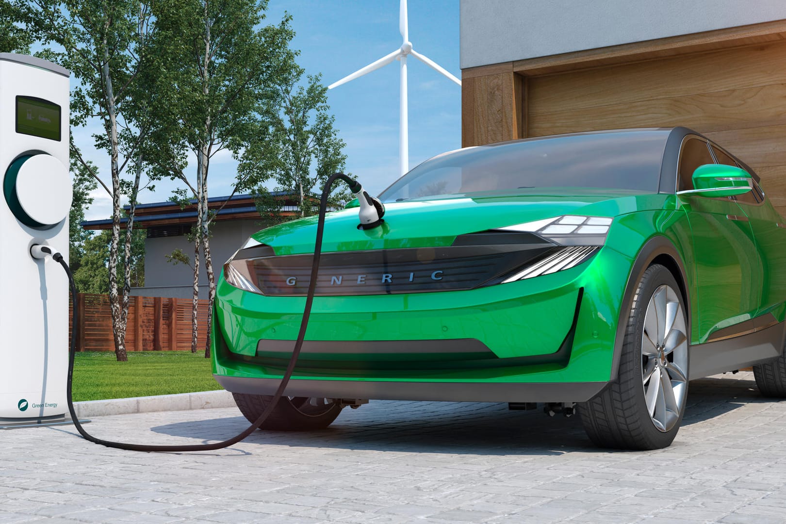 E-Autos: Auf einem entsprechenden Stellplatz lässt sich ein Elektroauto mittlerweile bequem an den eigenen vier Wänden laden.