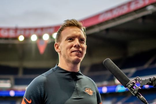 Julian Nagelsmann stellte sein Team offensiv auf.