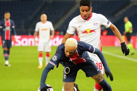 Superstar Neymar (vorne) brachte PSG gegen Leipzig auf die Siegerstraße.