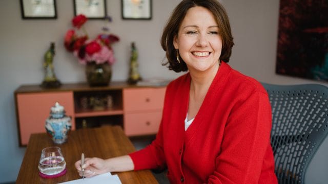 Marie-Anne Raue führt mit ihrem Geschäftspartner Tim Raue das "Restaurant Tim Raue" in Berlin-Kreuzberg.