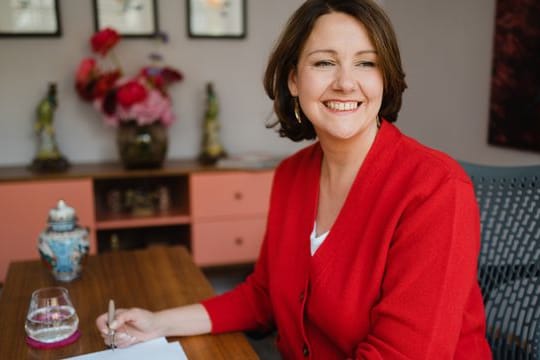 Marie-Anne Raue führt mit ihrem Geschäftspartner Tim Raue das "Restaurant Tim Raue" in Berlin-Kreuzberg.