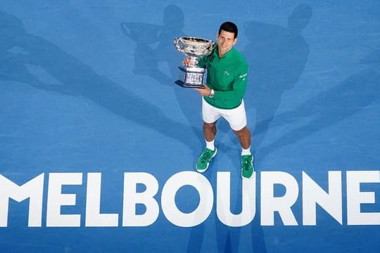 Novak Djokovic hatte Anfang Februar die Australian Open gewonnen.