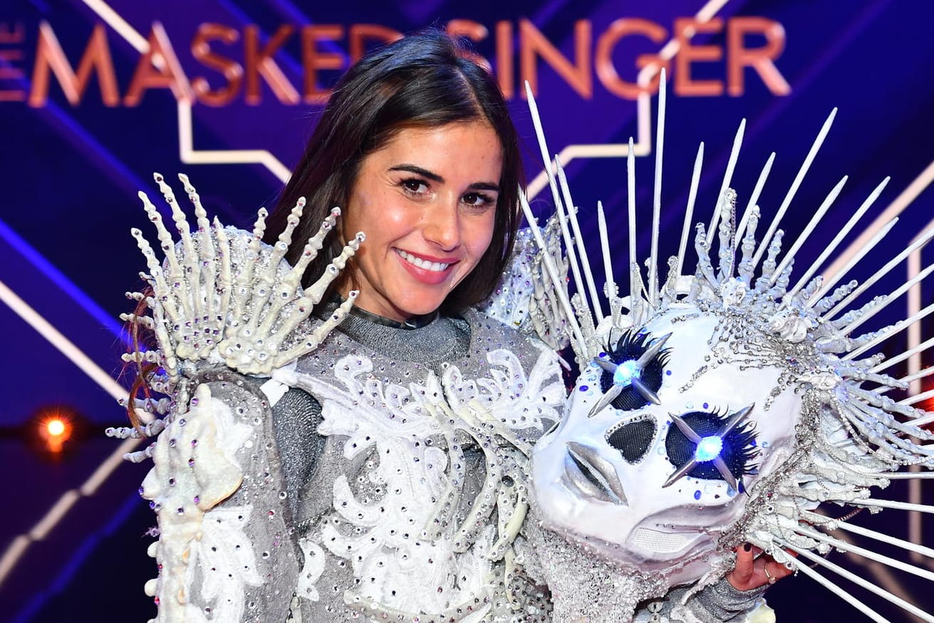 Sarah Lombardi nach ihrem Sieg bei "The Masked Singer".