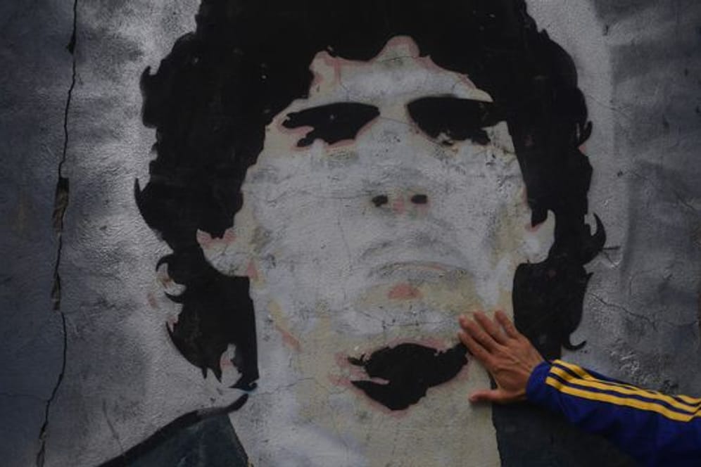 Wandgemälde von Diego Maradona
