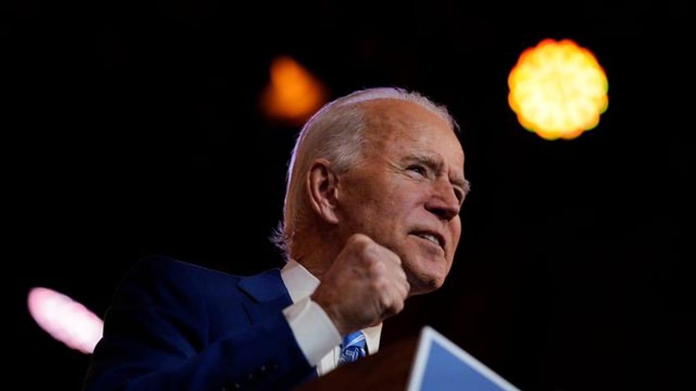 Der gewählter US-Präsident Joe Biden ruft seine Landsleute zur Einheit gegen Corona auf.