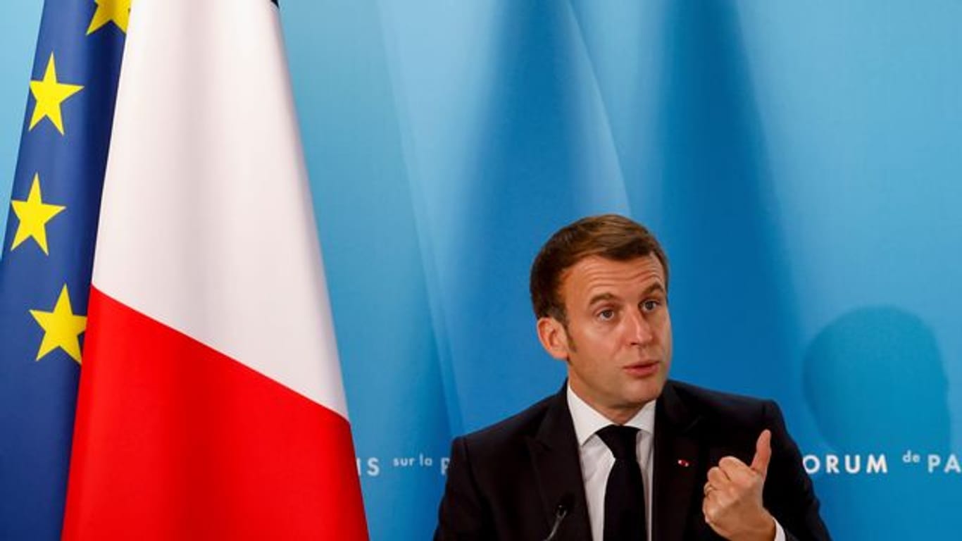 Hat mit seinem "Hirntod"-Attest für viel Wirbel in der Nato gesorgt: Frankreichs Präsident Emmanuel Macron.