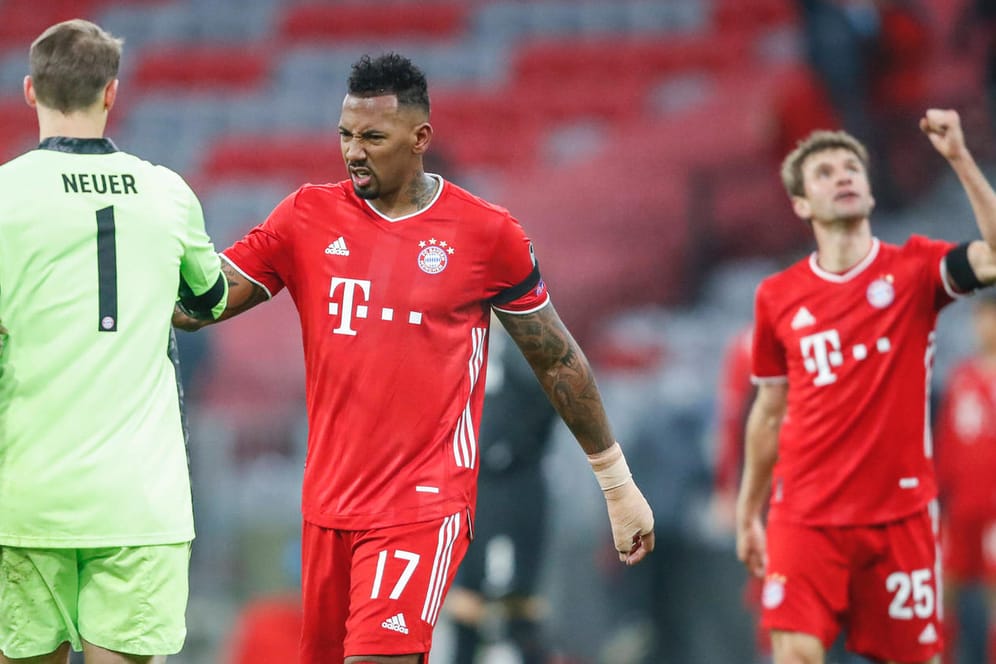 Manuel Neuer und Jerome Boateng: Der FC Bayern München hat in der Champions League gegen RB Salzburg gewonnen.