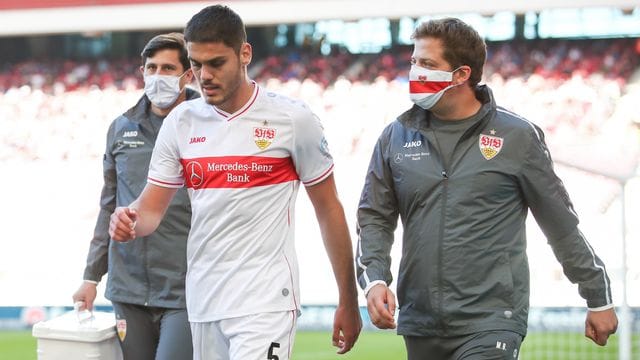 Stuttgarts Konstantinos Mavropanos ist nach seiner Verletzung wieder fit für das Spiel gegen Bayern München. Stuttgarts Konstantinos Mavropanos ist nach seiner Verletzung wieder fit für das Spiel gegen Bayern München.