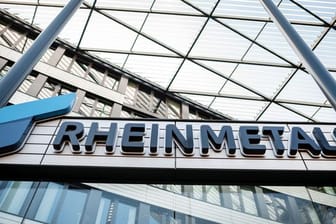 Rheinmetall-Logo (Symbolbild): Das Unternehmen entwickelt eine Laserwaffe.