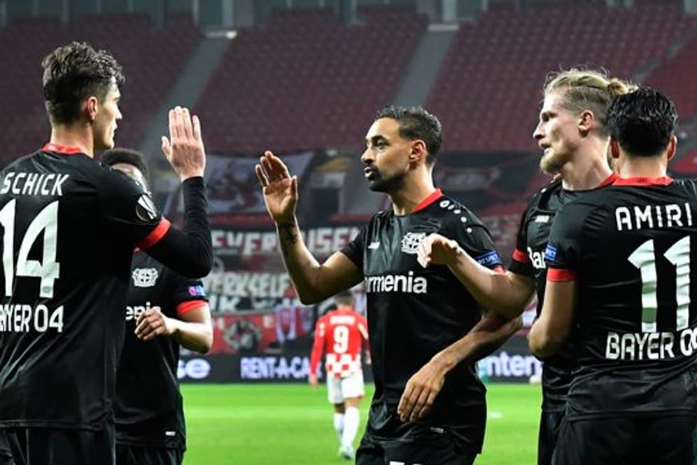 Bayer Leverkusen hatte mit Hapoel Be'er Sheva keine Probleme.