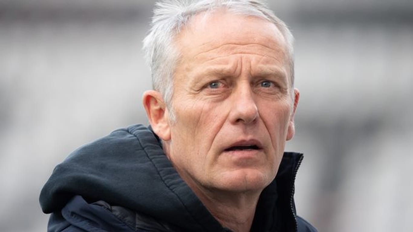 Trainer Christian Streich steht mit dem SC Freiburg unter Druck.