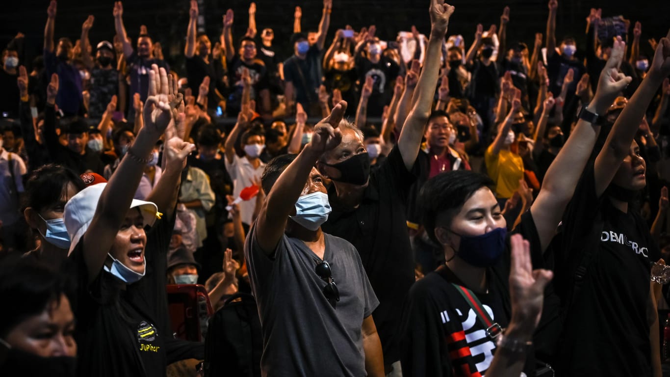 Bangkok, 25. November: Die Protestbewegung in Thailand reißt nicht ab.