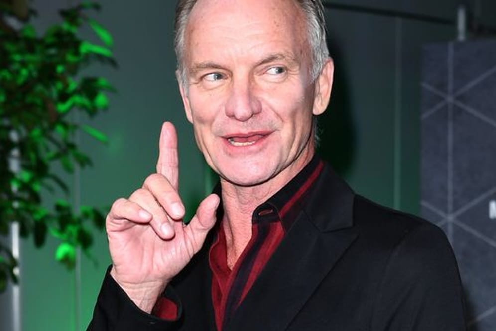 Der britische Musiker Sting.