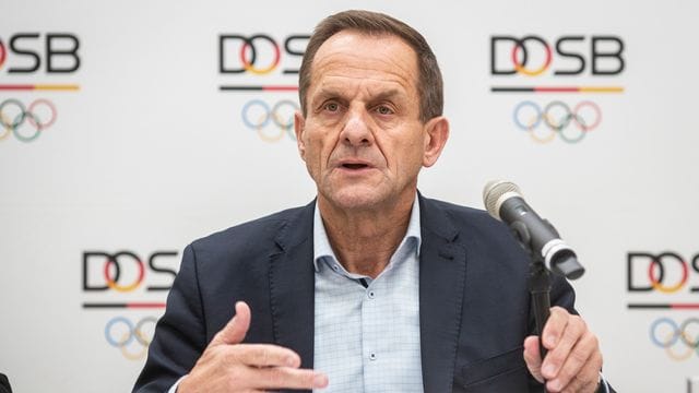 DOSB-Chef Alfons Hörmann bedankte sich für die erhöhte Sportförderung. DOSB-Chef Alfons Hörmann bedankte sich für die erhöhte Sportförderung.