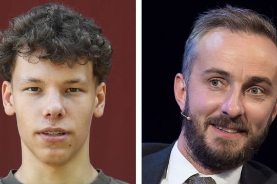 Fiete Korn (l) absolviert im Dezember ein Praktikum bei Jan Böhmermann.