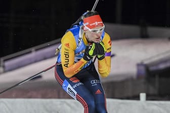 Biathletin Denise Herrmann lief in Finnland auf den zweiten Platz.