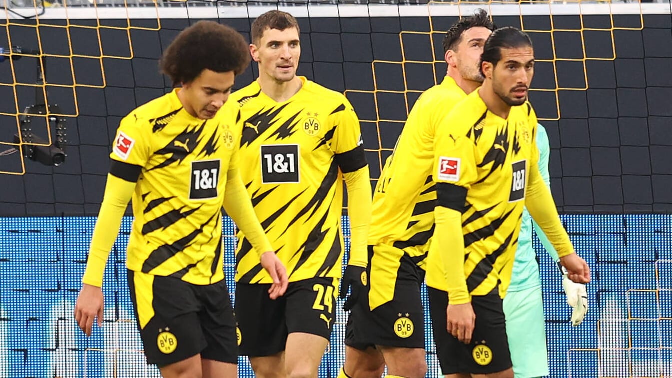 Axel Witsel (l.) und Teamkollegen: Der BVB enttäuschte gegen Köln.