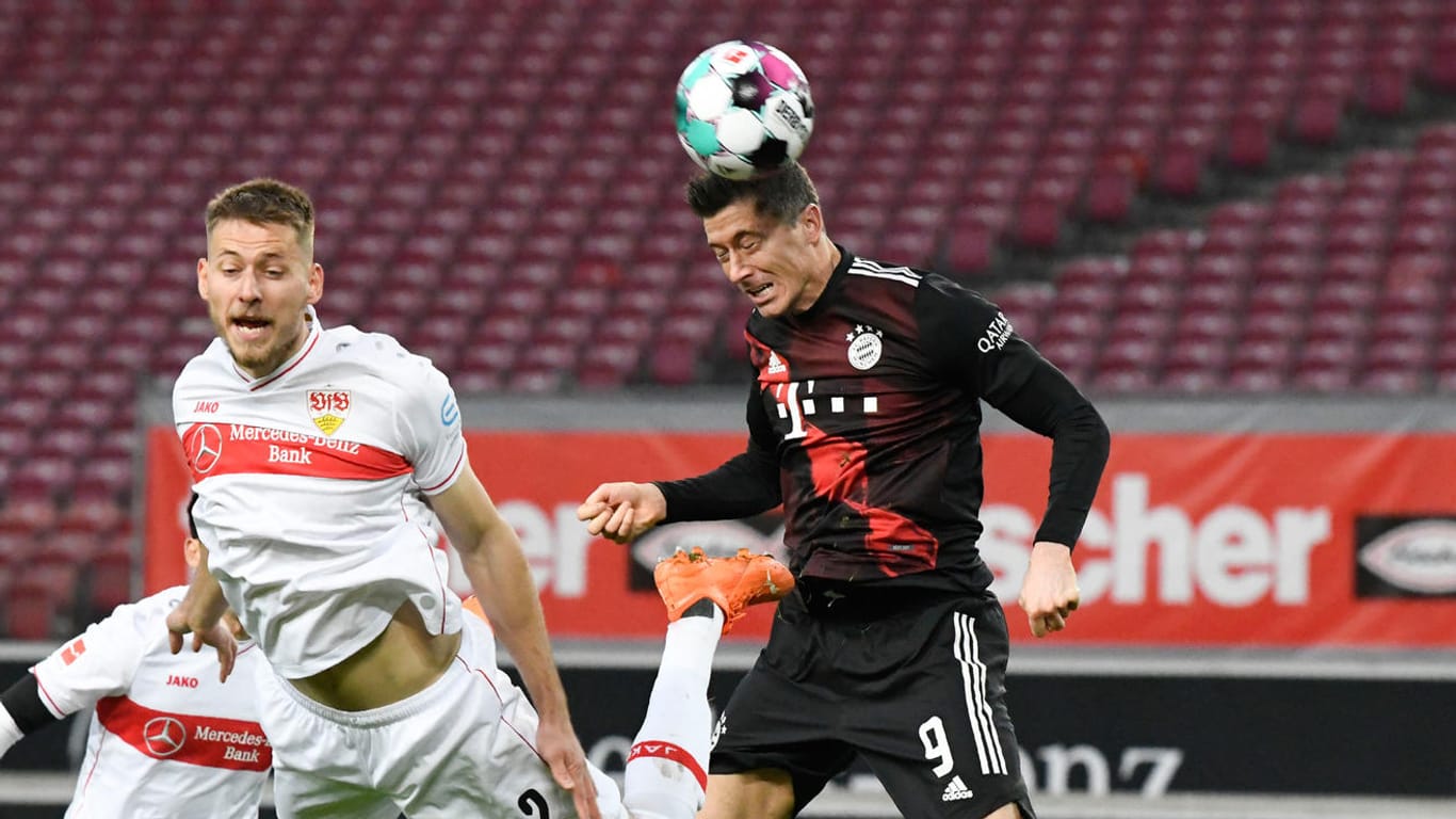Robert Lewandowski (re.): Wieder einmal erzielte der Pole das entscheidende Tor für den FC Bayern.