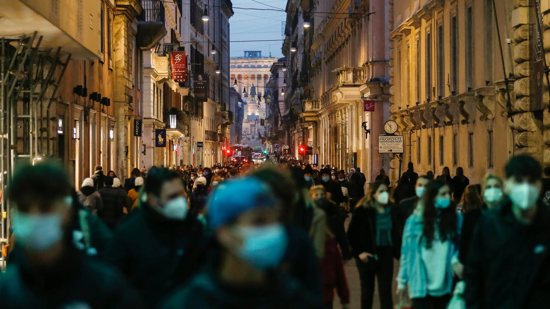 Italien: Wie hier in Rom hoffen die Menschen in ganz Europa auf ein Ende der Corona-Krise.