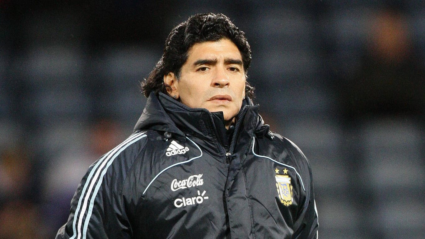 Diego Maradona: Die Fußballlegende starb am 25. November im Alter von 60 Jahren an den Folgen eines Herzinfarkts.