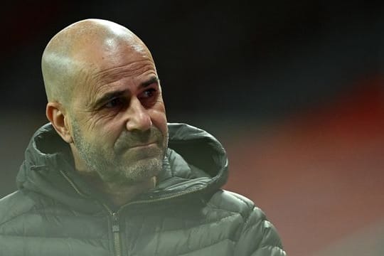 Leverkusens Trainer Peter Bosz.