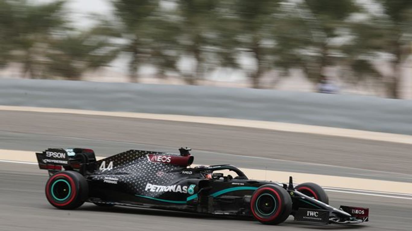 Lewis Hamilton holte sich in Bahrain die 98.