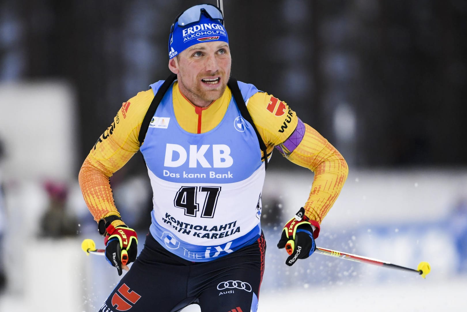 Erik Lesser: Nach Platz drei im Einzel holte der 32-Jährige in Kontiolahti auch im Sprint als Neunter eine Top-Platzierung.