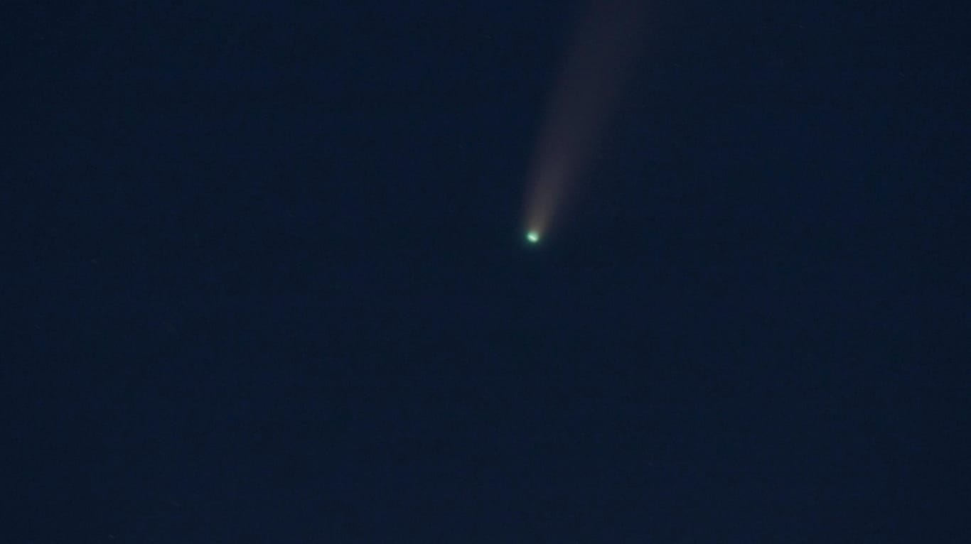 Komet Neowise (Archivbild): Ein Himmelskörper sorgte am Nachthimmel für Aufregung.