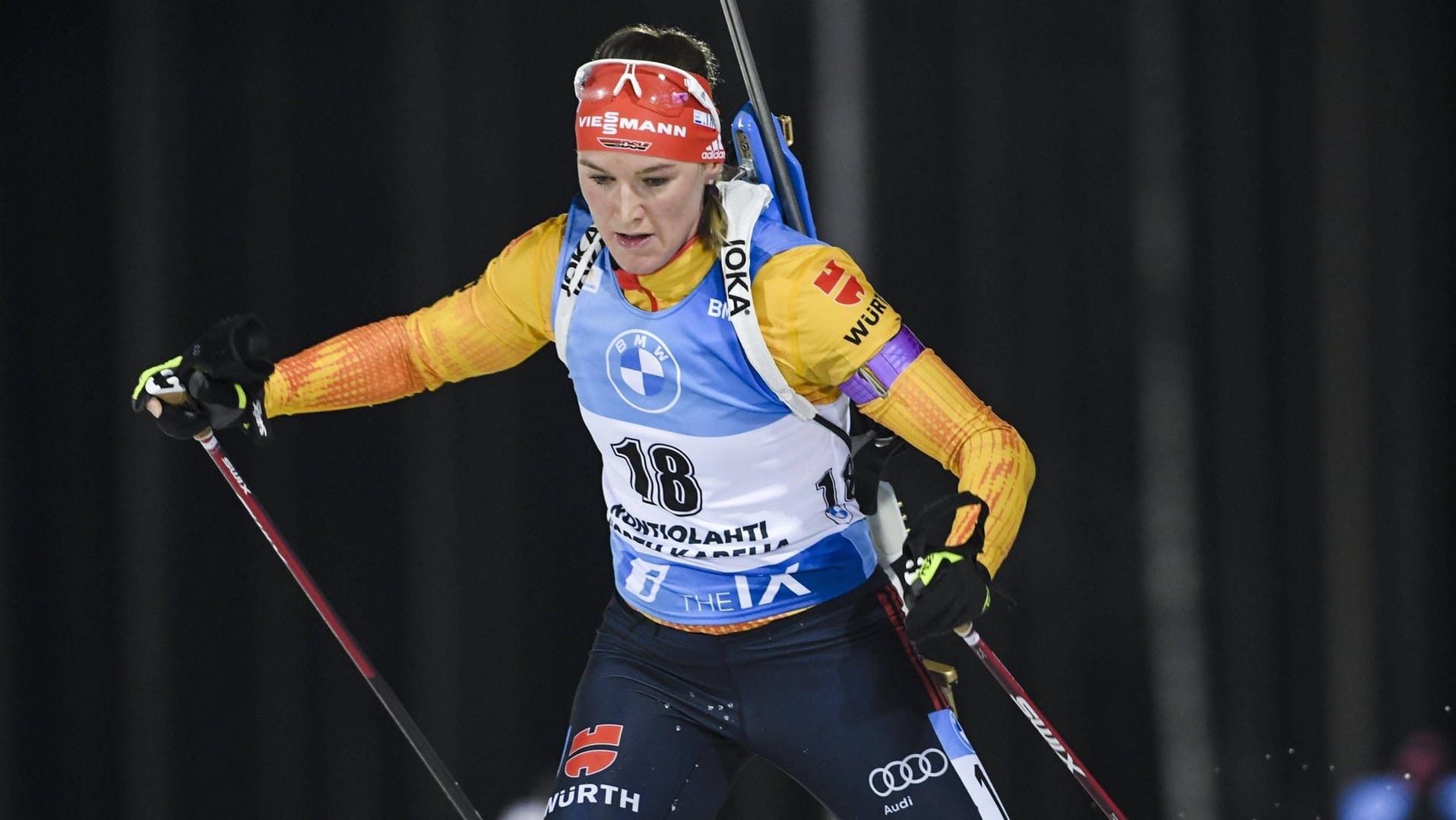 Denise Herrmann: Die Biathletin verschoss beim Saisonauftakt drei Mal.