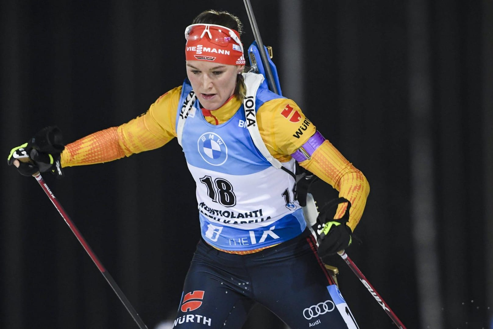 Denise Herrmann: Die Biathletin verschoss beim Saisonauftakt drei Mal.