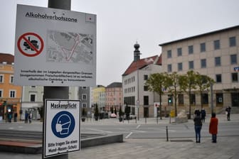 In Passau gelten wegen der hohen Corona-Zahlen strenge Ausgangsbeschränkungen.