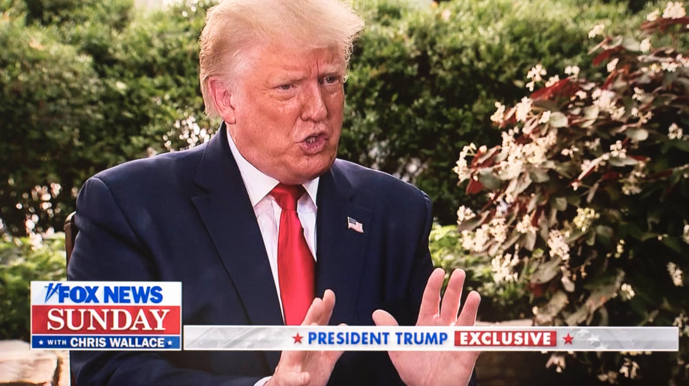 Donald Trump auf Fox News: Der Sender und der US-Präsident haben ein zunehmend distanziertes Verhältnis.