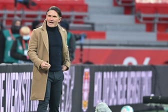 Hertha-Trainer Bruno Labbadia schöpft aus der Nullnummer in Leverkusen Mut.