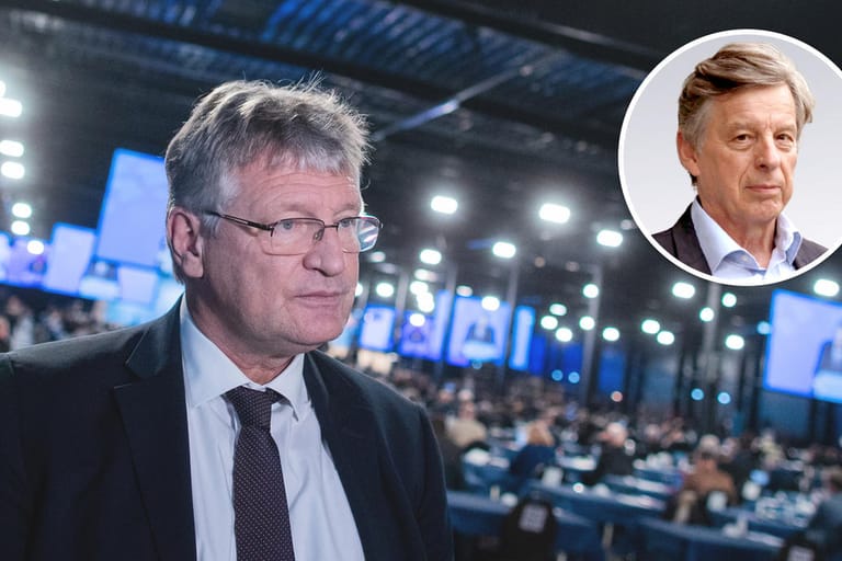 Jörg Meuthen: Der AfD-Chef löste beim Parteitag in Kalkar eine Kontroverse aus.