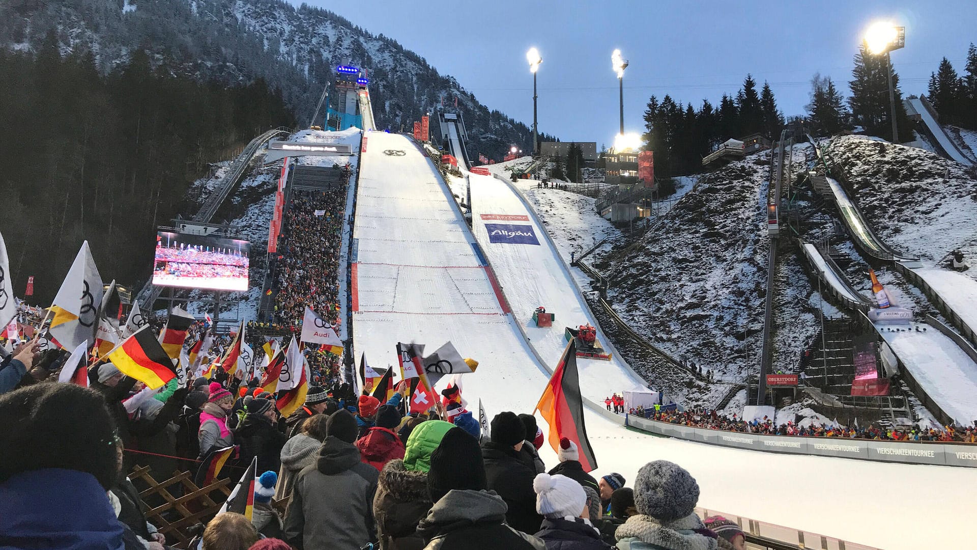 Vierschanzentournee in Oberstdorf: Das Auftaktspringen findet in diesem Jahr ohne Zuschauer statt.